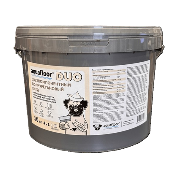 Аксессуары для укладки Adhesives aquafloor_duo 2-компонентный ПУ клей