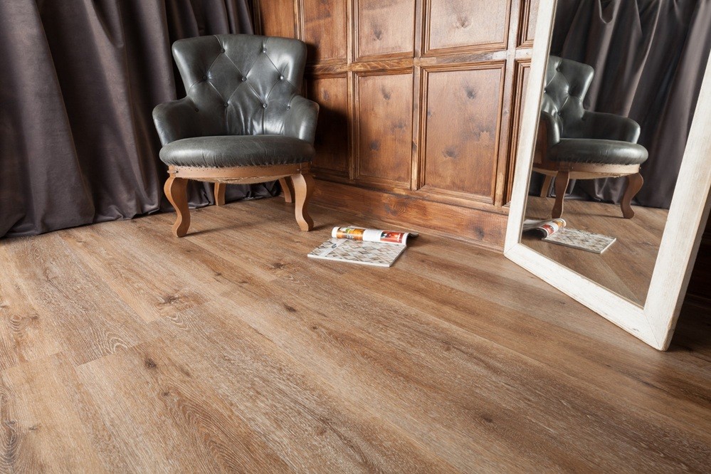 Aquafloor Realwood Glue - Клеевая ПВХ плитка под дерево