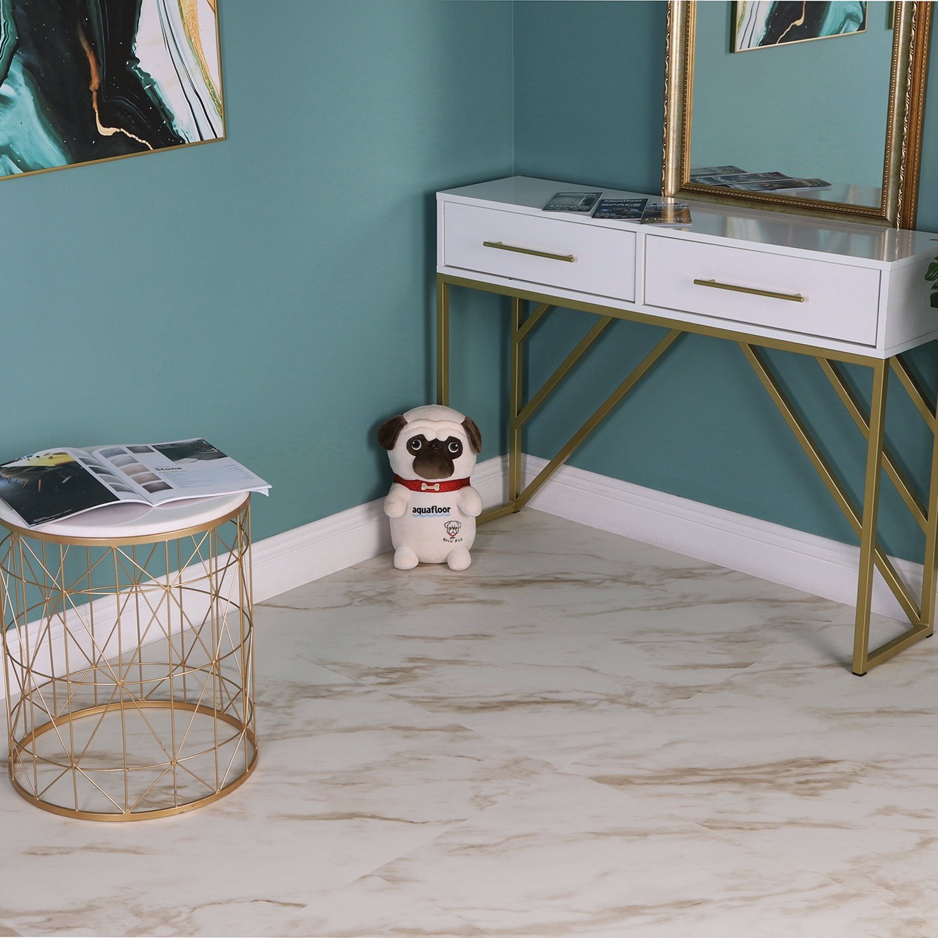 Виниловые покрытия Aquafloor Stone Xxl Glue 5003 