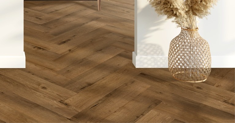 Kuberpol Parquet - Замковый кварцвинил под ёлочку