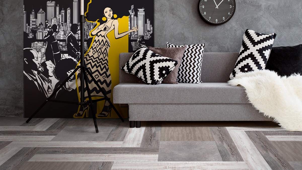 Tarkett Blues - Клеевая ПВХ плитка