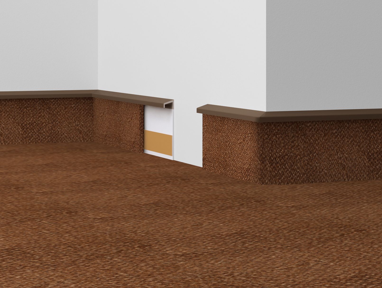 Плинтусы и профили Döllken Skirting tle_55 TLE 55 Ковровый