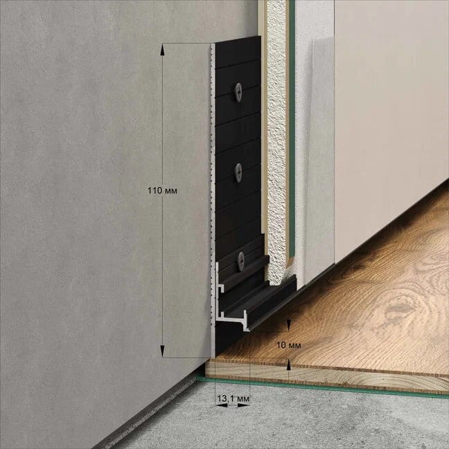 Laconistiq Tenevoi Plintus universal_gips_black_anod Universal Gips Чёрный анодированный-2