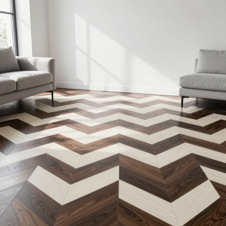 Напольные покрытия из виниловой плитки — главная роль в дизайне помещения