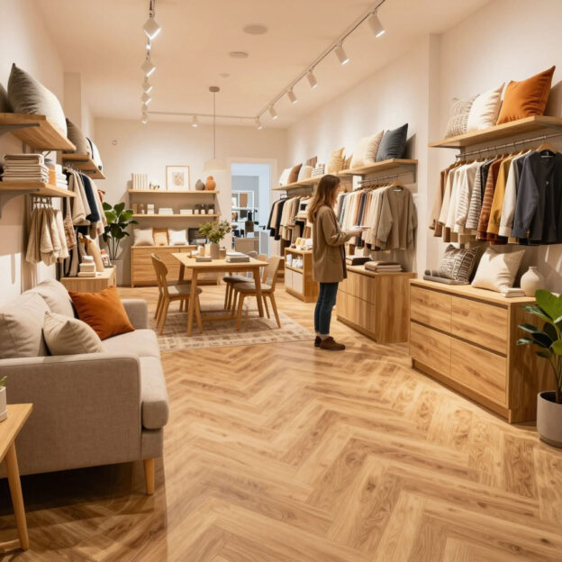 кварцвинил в магазине